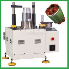 Compressor motor stator coil inserting machine