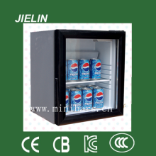 28L No noise hotel absorption fridge with glass door