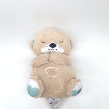 New Luminous Breathing Bear with Lullaby and Music: A Soothing Birthday Gift for Babies and Toddlers