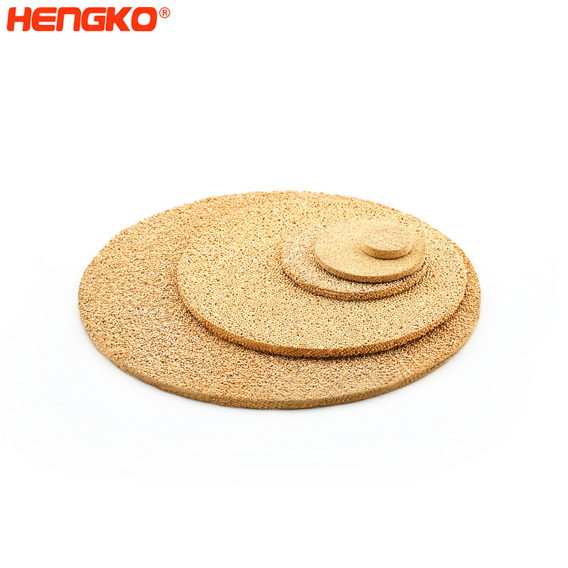 Bronze Brass Sintered Powder Porous Disc Filter Factory High-precision Copper Can Be Customized 3 5 7 10 15 20 40 50 60 70 90um