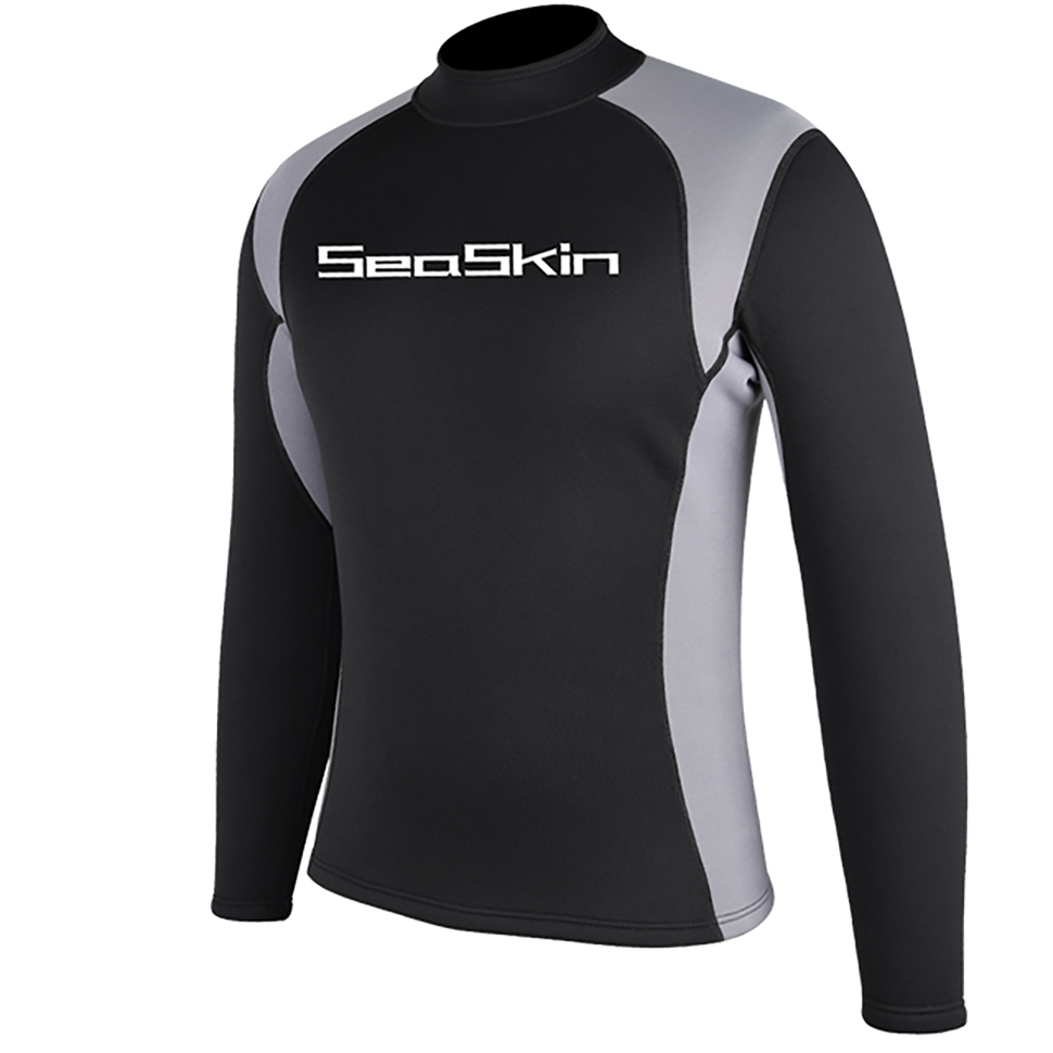 Seaskin Long Sleeve Fashion Diving Wetsuit Top