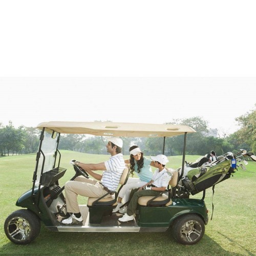 4 person 2 seats mini gas golf cart