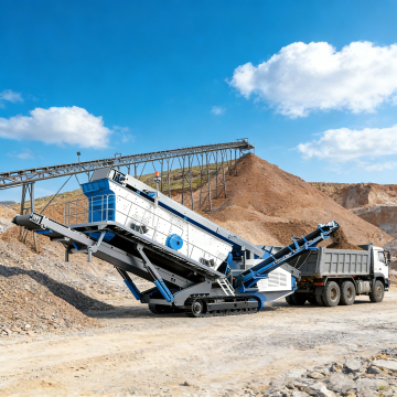 Inclined Screening Station with 3-Layer Aggregate Design