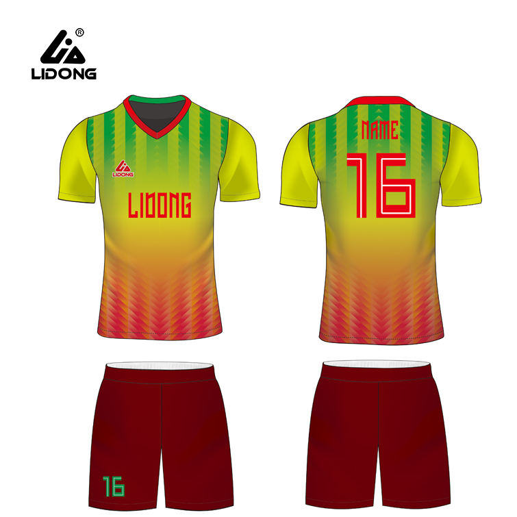 Super September Design Custom Design Soccer Wear Bola Sepak Baju China Borong Bola Sepak Bola Seragam Sukan Sukan