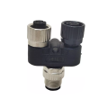 Conector do tipo Y de 60V M12 para feminino