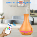 2021 Wood Grain Ultrasonic Aroma Diffuser untuk Spa