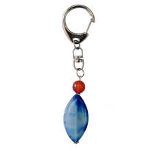 Natural Gemstone Agate Keychain