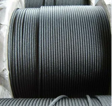 Steel Towing Wire Rope Ungalvanized 6X36