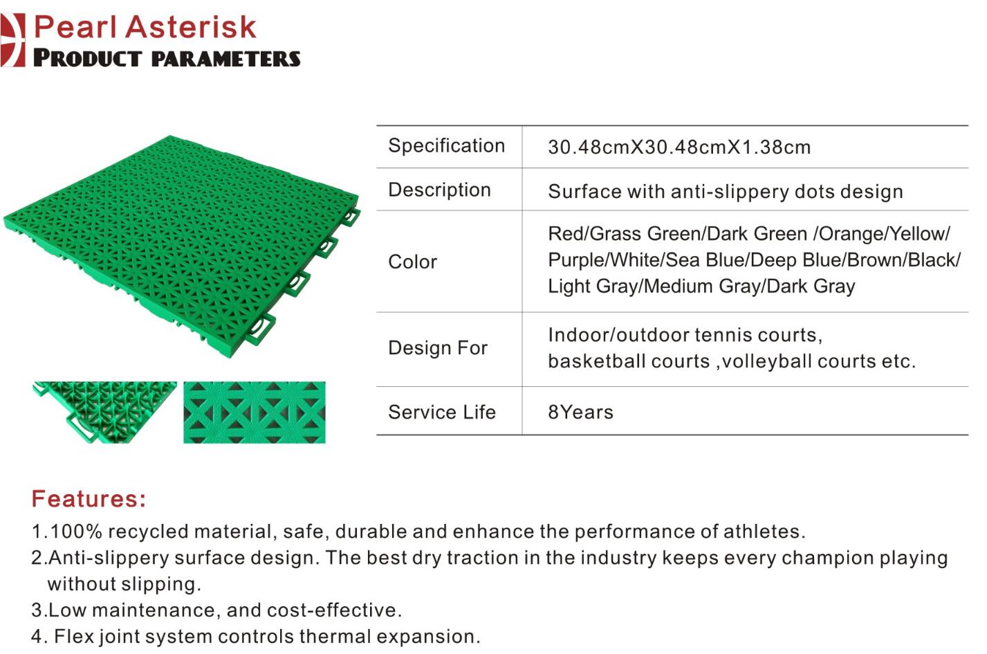 specs of pearl asterisk