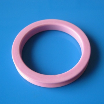 Guia de anel de cerâmica rosa alumina