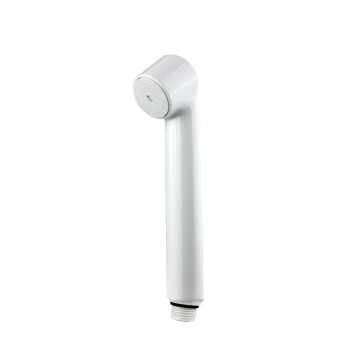 White Plastic Hand Held Bidet Sprayer Shattaf