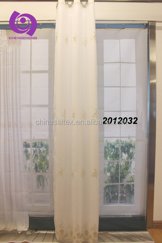 10 Years Experience in Manufacture Voile Guipe Embroidery (EMB) Design Curtains