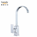 Square Type Single Handle Brass Kitchen Mixer Taps