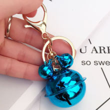 Wholesale Metal Colorful Decorative Hanging Bell Toy Key Chains