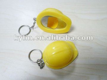 hat shape bottle opener with keyring