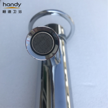 Round handle basin hot and cold water faucet