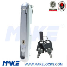 Electric rod control cabinet lock