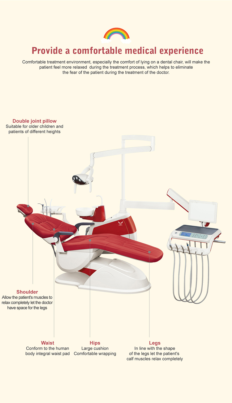 Gladent GD-S350 dental equipment with rotatable spittoon