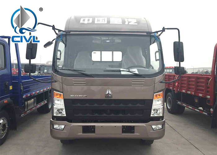 Camión de carga ligero de pared lateral color marrón 3 Sidewall Light Cargo Truck Brown Color 3
