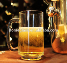 Custom tall beer glass /DIY printing big glass beer mug big size