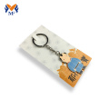 Zinc alloy custom human shape keychain picture