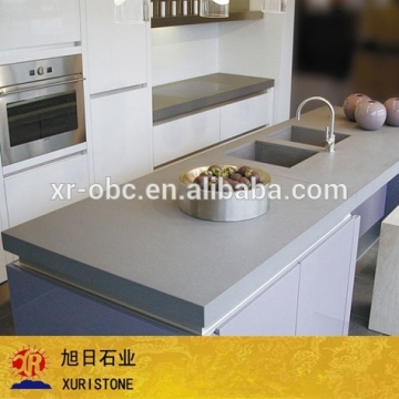 Promotion grey light quartz, grey light tile slab, quartz countertop slabs