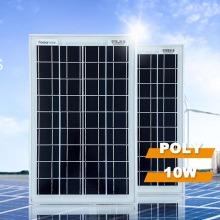 Mini techo de paneles solares de 10w en casa