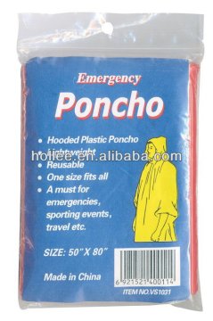 plastic poncho
