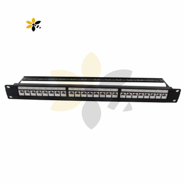 Cable Panel Keystone Jack Cat6A UTP Patch Panel