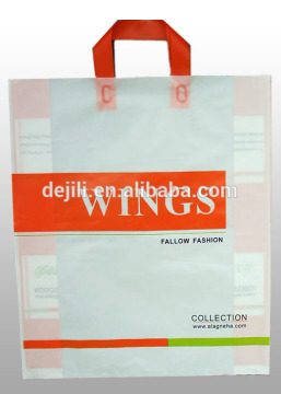 Plastic Flexi loop Handle Shopping LDPE Bag