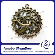 Metal Dove of Peace Sign Charms Pendant for Jewelry