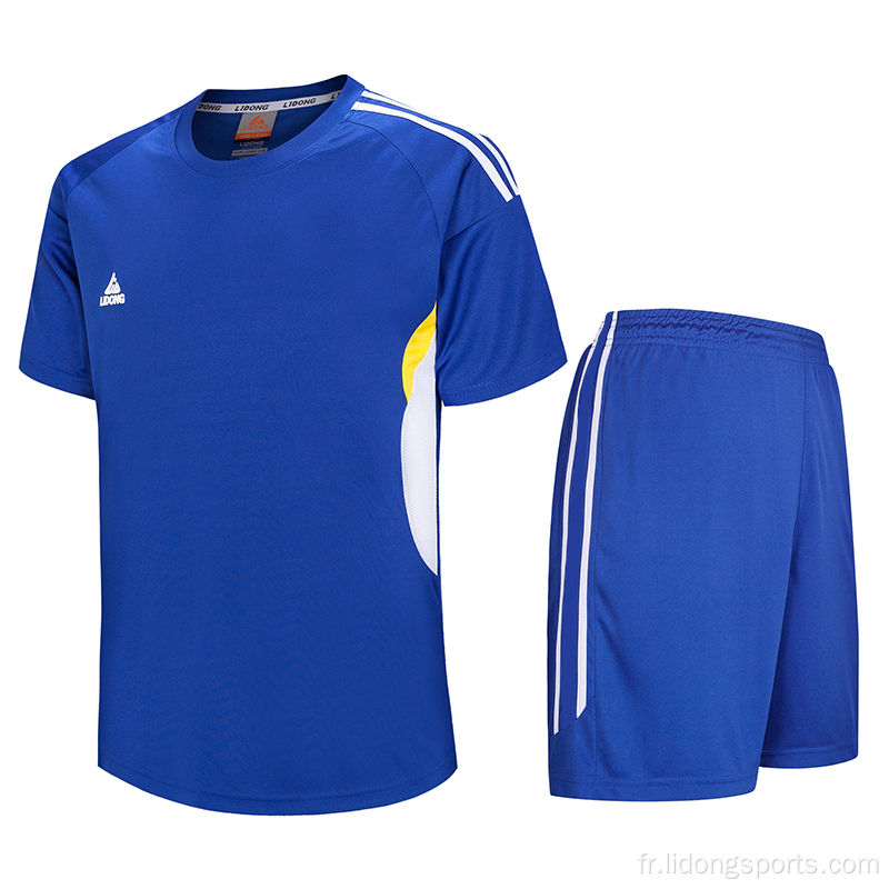 Maillots de football vierges en gros uniformes de football complet