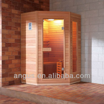 MEXDA2014 NEW design(hemlock,ceder,white pine,finland pine,amboyna) wood Infrared sauna roomYH-120CJ (CE,TUV,ISO)