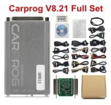 Carprog Full Perfect Online Version Firmware V8.21 Software V10.93 with All 21 Adapters Including Full Authorization