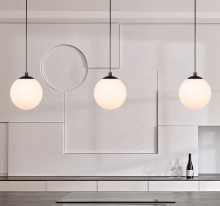 Matte Black Mini Modern Pendant Light