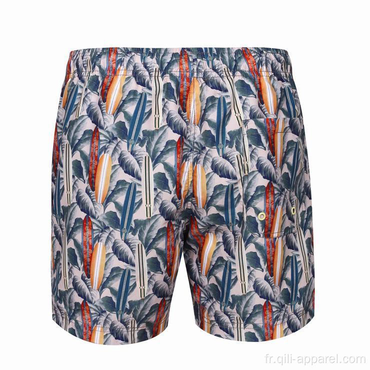 100 shorts en polyester pour hommes shorts de bain