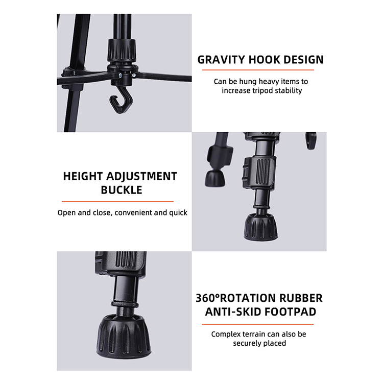  Video Aluminum Alloy Tripod