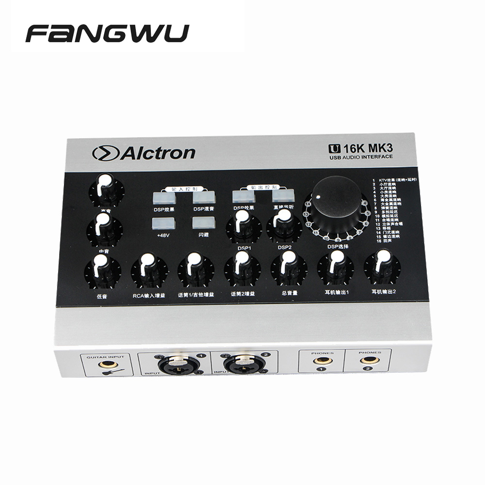 Custom Sound Card Audio Interface Usb