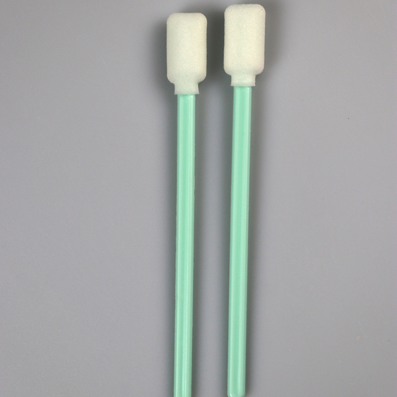 Grüner PP-Stick-Drucker-Reinigungs-Rechteck-Schaumstofftupfer