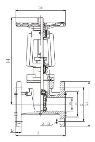 Flange Rising Stem Ductile Iron Fire Protection Gate Valve