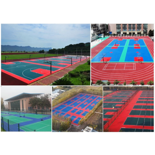 PP Interlock Tiles Tennis Court Lantai