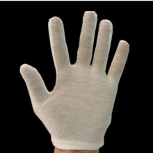 White Cotton Disposable Gloves