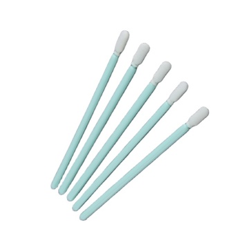 Rigid PP Stick Open-Cell Cleanroom Foam Tip Swab
