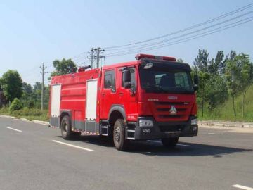 Howo 4x2 firefighting rescue department gear truck