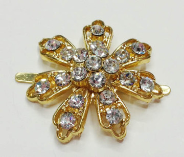 Women's Shoe Clips, Flower Shapes Rhinestone Shoe Clips