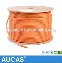 Orange cat7 SFTP Network Cable 10 Gigabit with cat7 rj45 plug and cat 7 rj45 connector