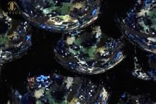 Hanging modern gass balls chandelier