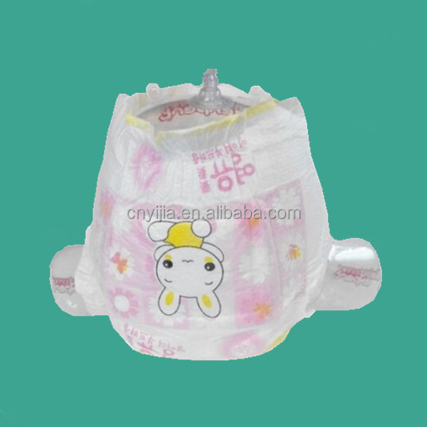 printed disposable clothlike backsheet/cotton baby diaper with OEM design