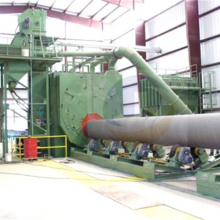 Steel Pipe Surface Treatment and Cleaning Shot Blasting Line