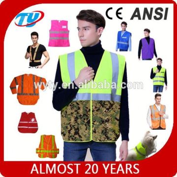 VA124 100gsm colored mesh safety vest